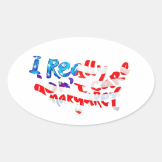 I really don't care Margaret sticker