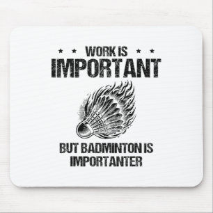 I Really Like Badminton Player Shuttle Mouse Pad