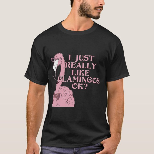 I really like Flamingos T-Shirt (Front)
