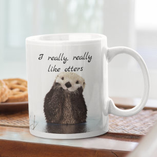 I Really Liked Otters Cute Animal Coffee Mug