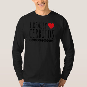 I Really Love Heart Cerritos California T-Shirt