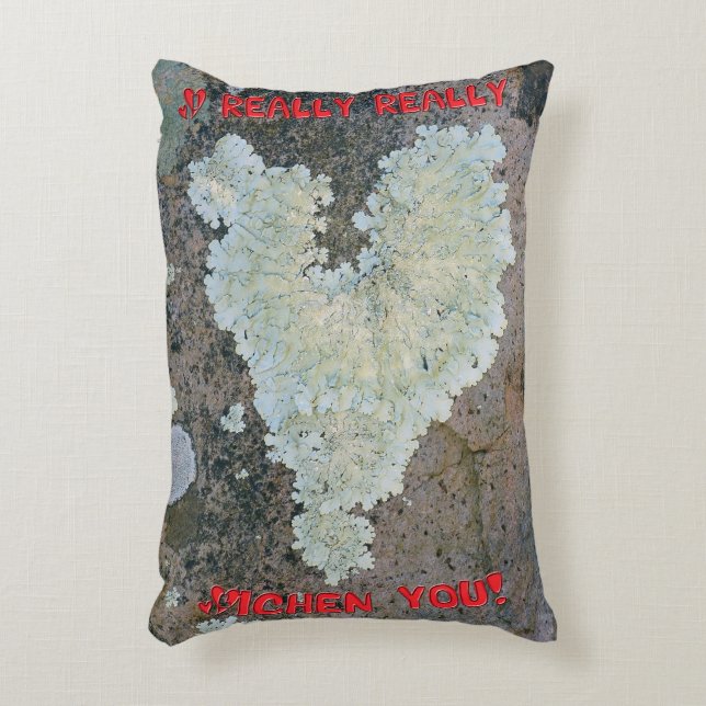 I Really Really Lichen You Decorative Cushion (Front(Vertical))