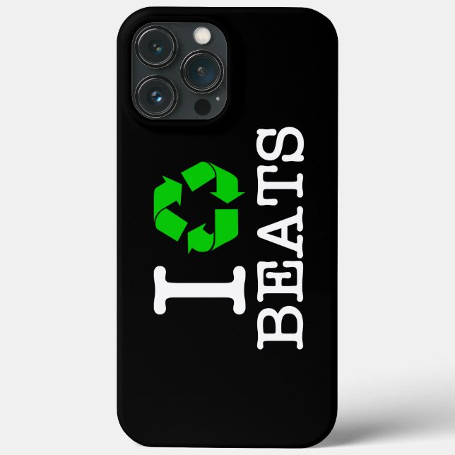 I Recycle Beats Case-Mate iPhone Case (Back)