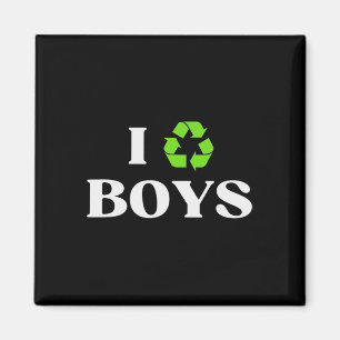 I Recycle Boys Sarcastic Earth Day Y Environmental Magnet