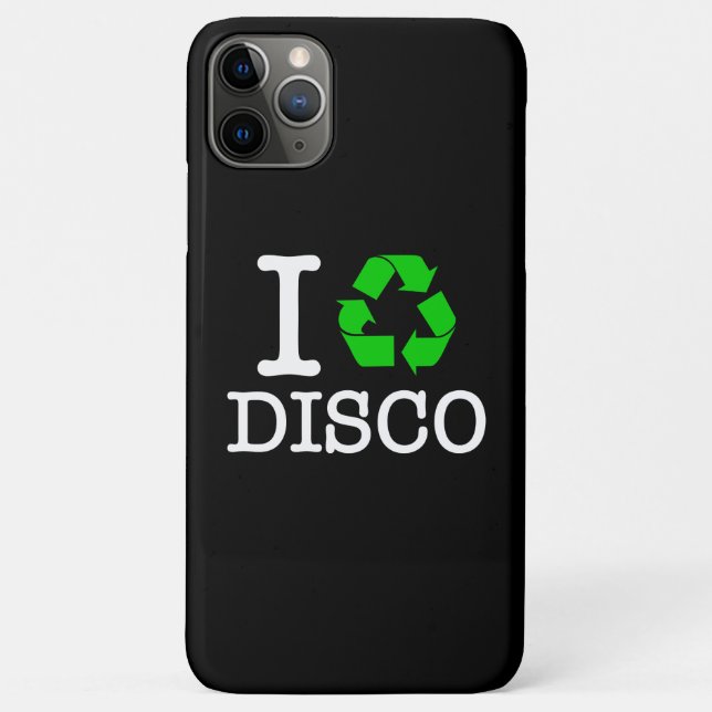 I Recycle Disco Case-Mate iPhone Case (Back)