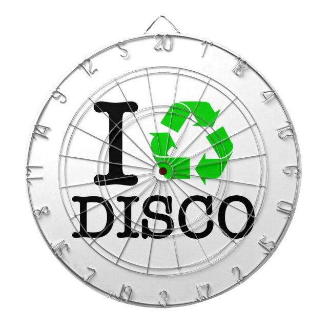 I Recycle Disco Dartboard (Front)