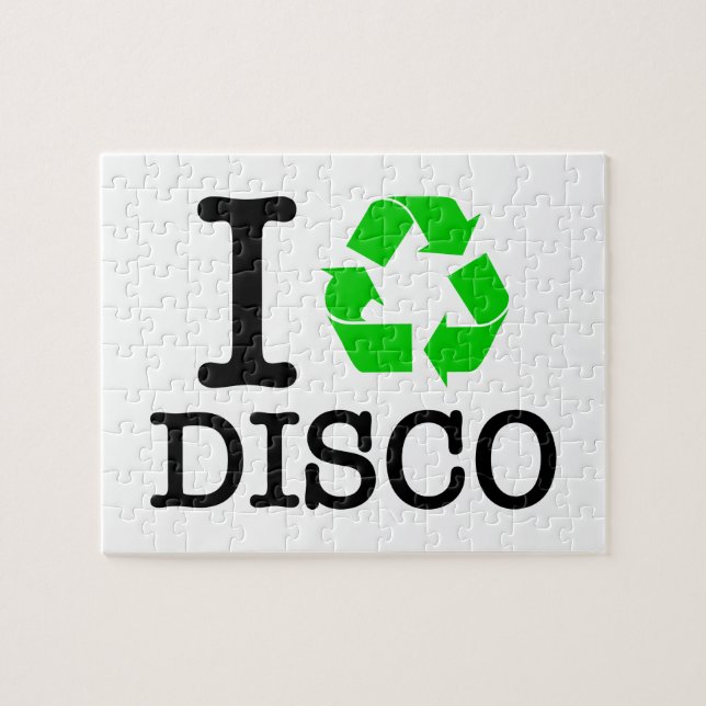 I Recycle Disco Jigsaw Puzzle (Horizontal)