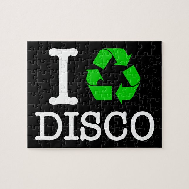 I Recycle Disco Jigsaw Puzzle (Horizontal)