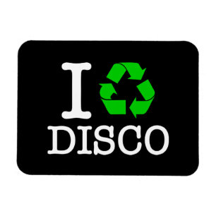 I Recycle Disco Magnet