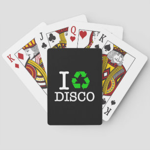I Recycle Disco Playing Cards