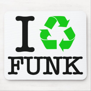 I Recycle Funk Mouse Pad