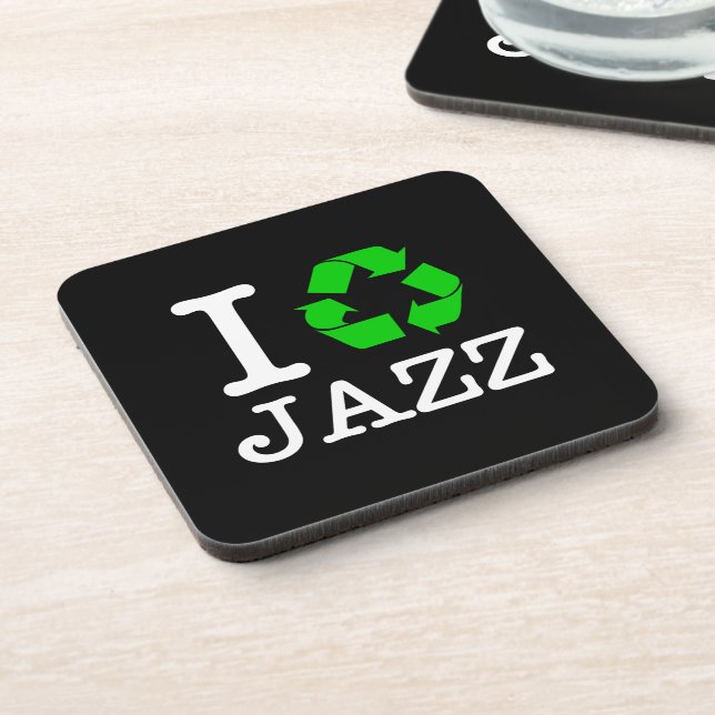I Recycle Jazz Coaster (Left Side)