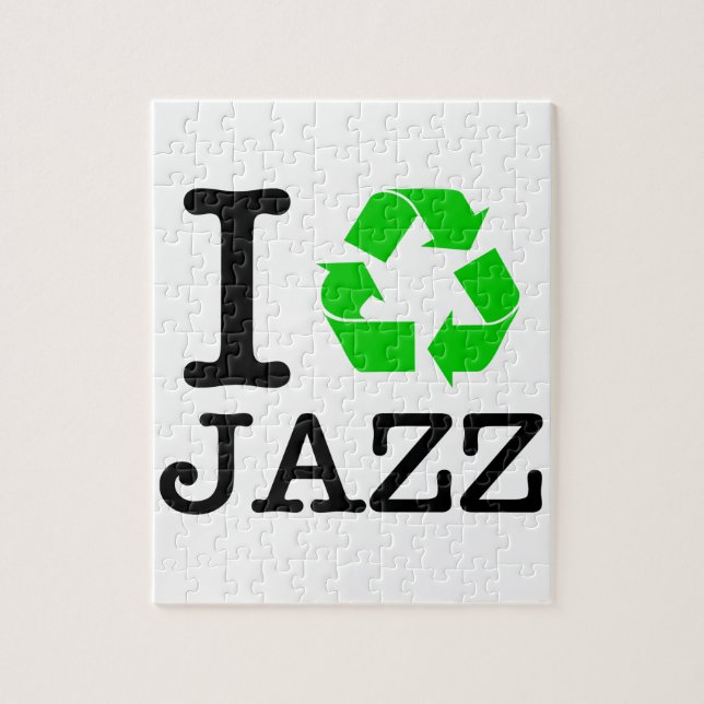 I Recycle Jazz Jigsaw Puzzle (Vertical)