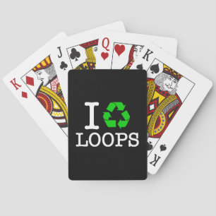 I Recycle Loops Playing Cards