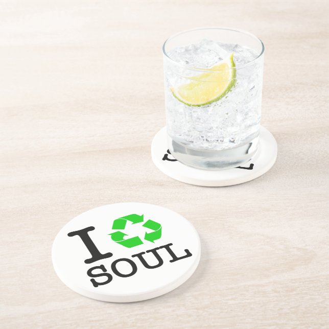 I Recycle Soul Coaster (Side)