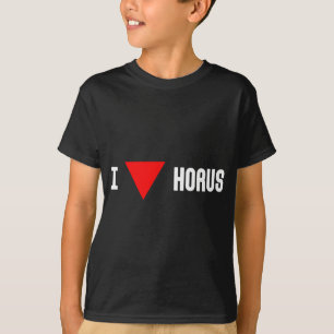 I Red Triangle Horus (dark) T-Shirt