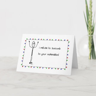 I Refuse to Succumb - Christmas Card