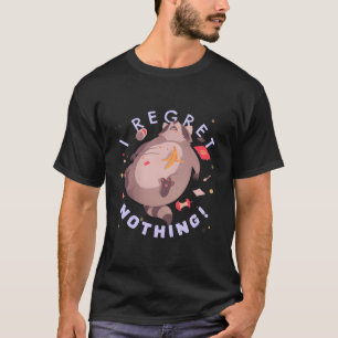 I Regret Nothing Fat Racoon Funny Racoons Animal G T-Shirt
