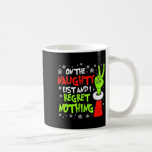 I Regret Nothing Funny Christmas  Coffee Mug (Right)