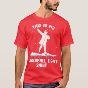 I Regret Nothing Funny Snowball Fight Snowman Snow T-Shirt