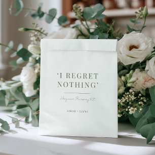 I Regret Nothing Hangover Recovery Kit Favour Bag