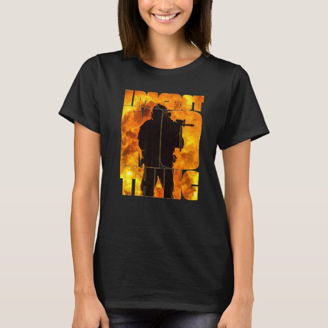 I Regret Nothing Military Soldier Premium_2 T-Shirt (Front)