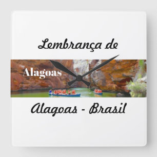I remember Alagoas Square Wall Clock