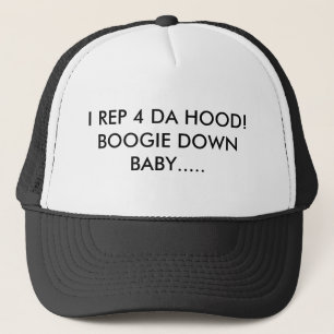 I REP 4 DA HOOD! BOOGIE DOWN BABY.....THE BRONX~ TRUCKER HAT