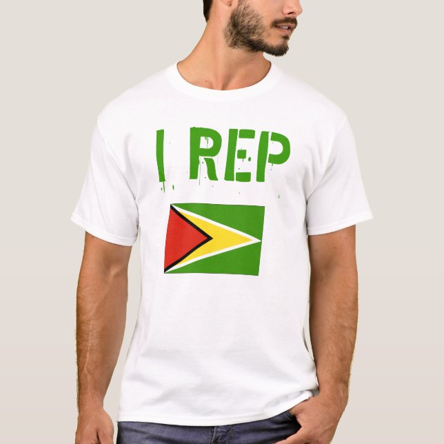 I REP GUYANA T-Shirt (Front)