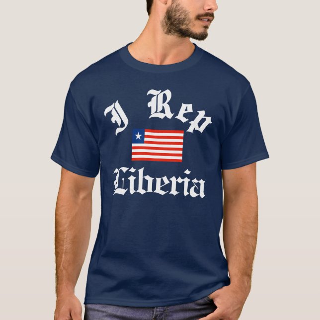 I rep Liberia T-Shirt (Front)
