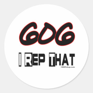 I Rep That 606 Area Code Classic Round Sticker