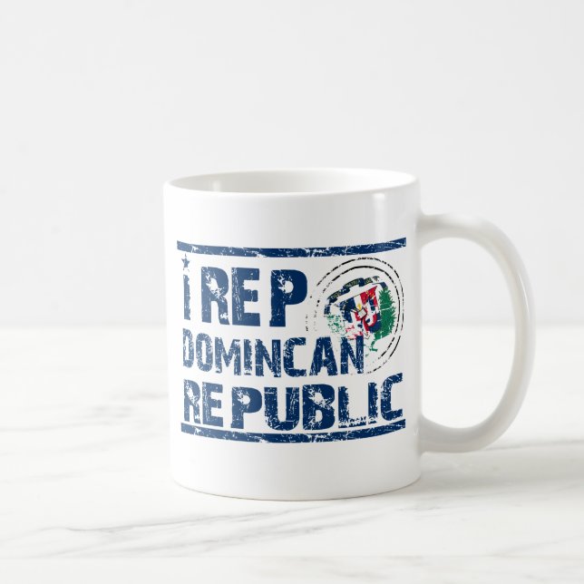 I rep the Dominican republic Coffee Mug (Right)