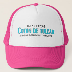 I Rescued a Coton de Tulear (Female Dog) Trucker Hat