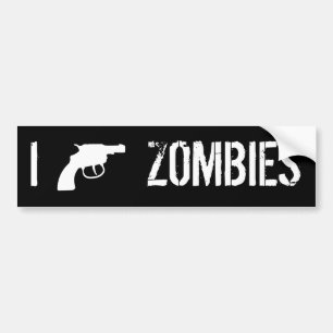 I Revolver Zombies Bumper Sticker