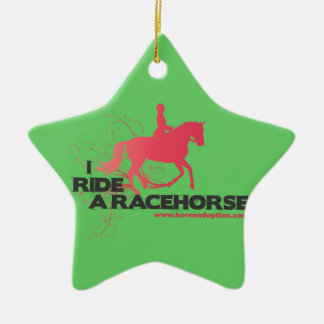 I Ride a Racehorse Tree Ornaments
