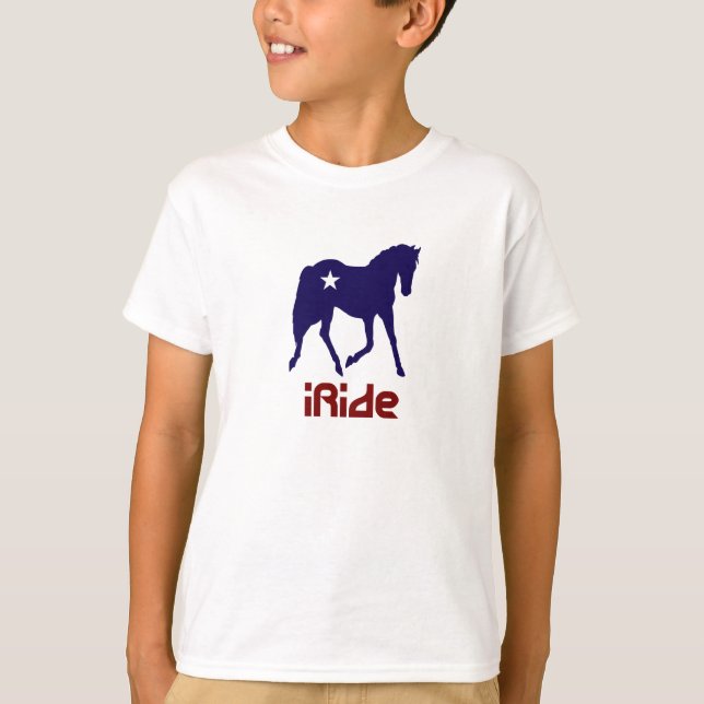 i Ride Kids Tee  (unisex) (Front)