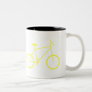 I ride my bike to work mug