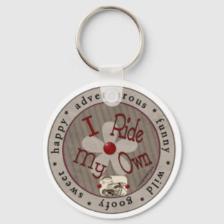 I Ride My Own (Cirlce) - Keychain
