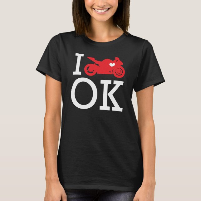I Ride Oklahoma T-Shirt (Front)