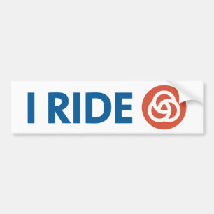 I RIDE [TRIMET] BUMPER STICKER