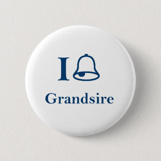 I Ring Grandsire 6 Cm Round Badge