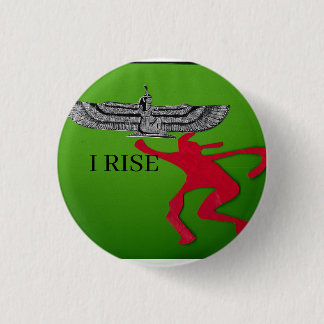I RISE 3 CM ROUND BADGE