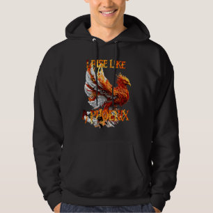 I Rise Like a Phoenix From Ashes Resurrection Rebi Hoodie