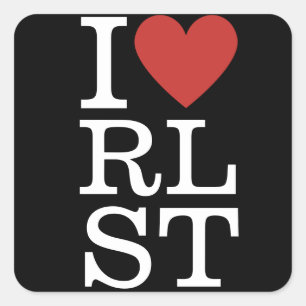 I ❤️ RLST Religious Studies for Students/Faculty Square Sticker