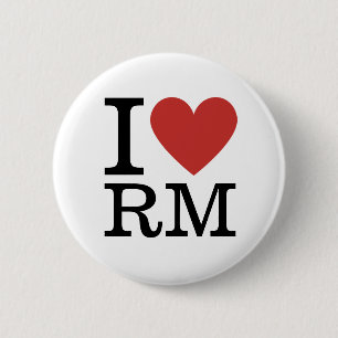I ❤️ RM Risk Management for employees CUSTOM Pins