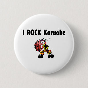 I Rock Karaoke 6 Cm Round Badge