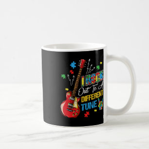 I Rock Out To A Different Tune Autism Awareness Gu Coffee Mug