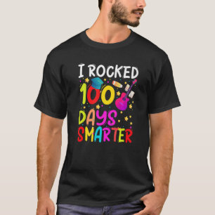 I Rocked 100 Days Smarter Guitar Music Kids Teach T-Shirt