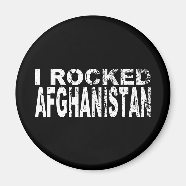 I Rocked Afghanistan Magnet (Front)