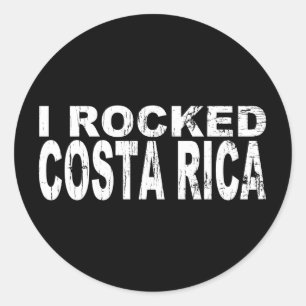I Rocked Costa Rica Classic Round Sticker